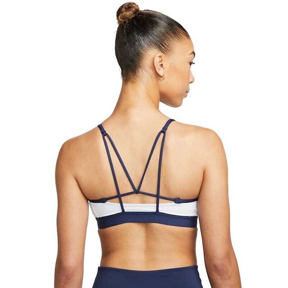 Nike Womens Dri-Fit Indy Sports Bra Midnight Blue XS DQ5128-410 NEW